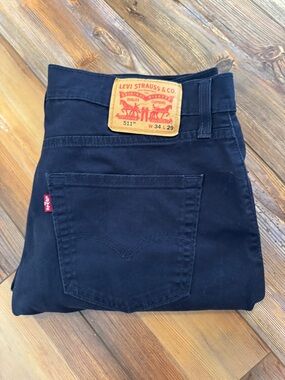 Levi’s 511 Slim Fit All Seasons Tech Jeans Dark Navy 34x29